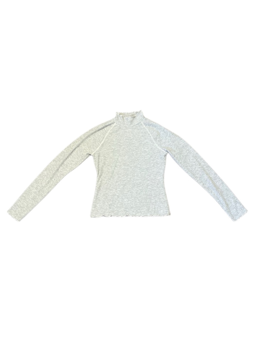 Sweater Knit Ribbed Turtleneck